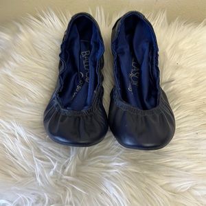 Ballasox By Corso Como Ballet Shoes Womens 6 Navy Slip On Comfort Flats